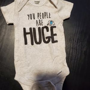 Neutral 0-3 month onesie